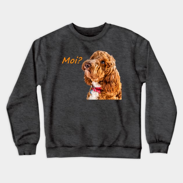 Moi? Crewneck Sweatshirt by tommysphotos